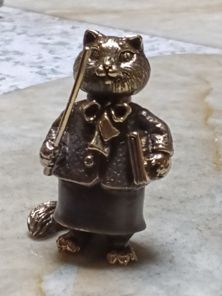 Кошка учительница